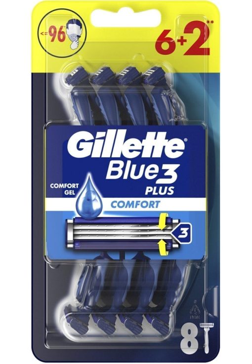 خود تراش ژیلت مدل blue 3  عددی۸ - تصویر 2
