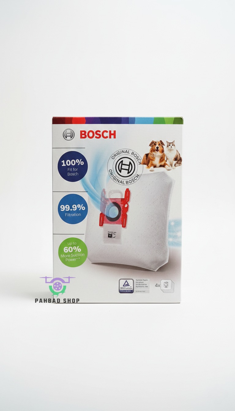 پاکت جاروبرقی بوش مدل G ALL مناسب برای جاروبرقی بوش و زیمنس سری G بسته ۴ عددی